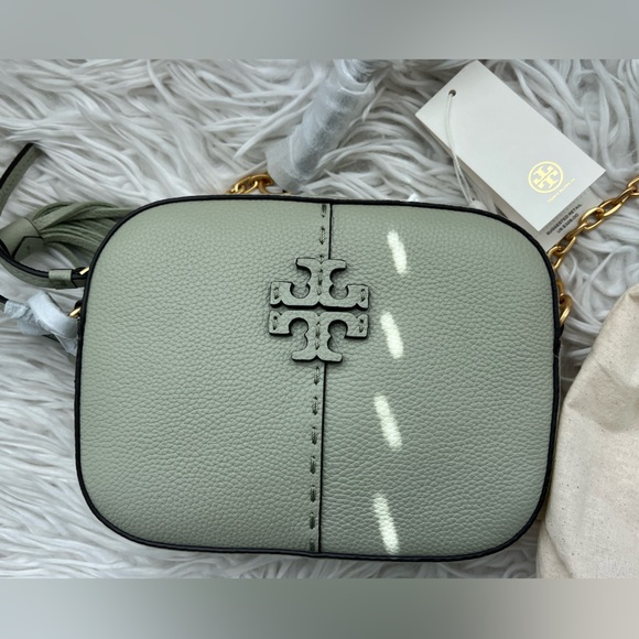 Tory Burch McGraw Camera Bag - Pine Frost - NWT - Picture 5 of 7